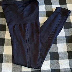 SPANX Women's Look at Me Now High Waisted Seamless Leggings Ankle Black  Size L